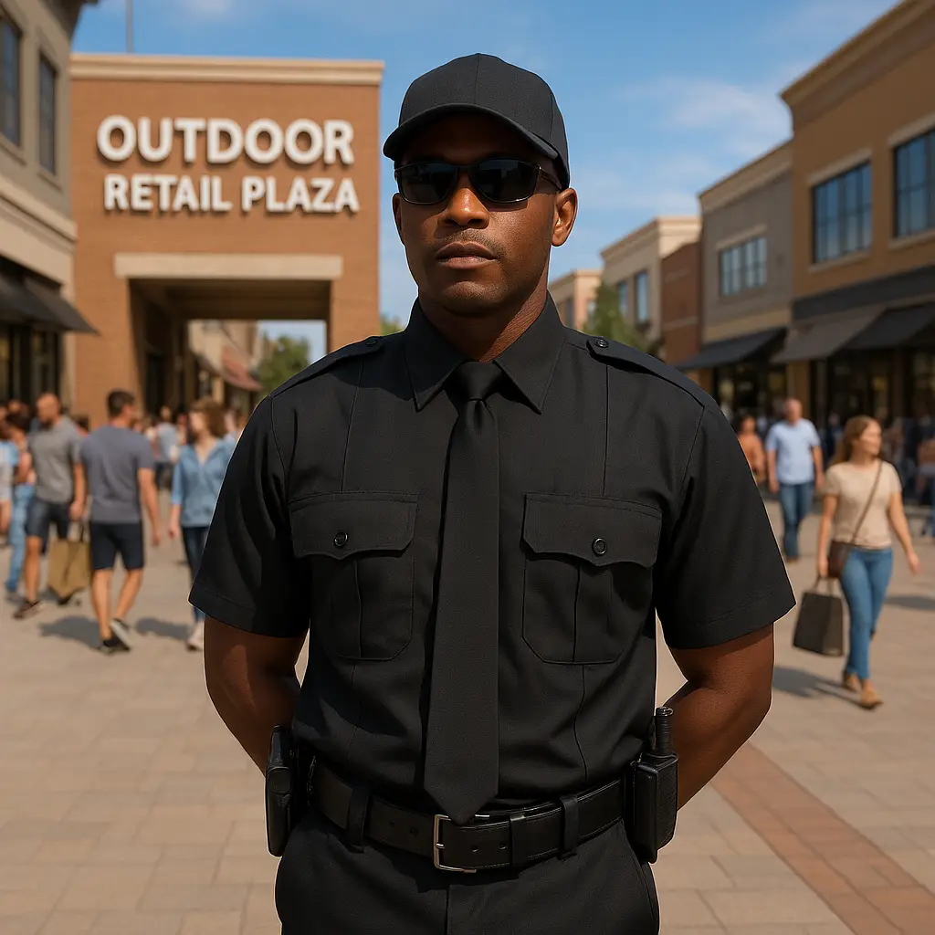Outdoor Retail Plaza Security