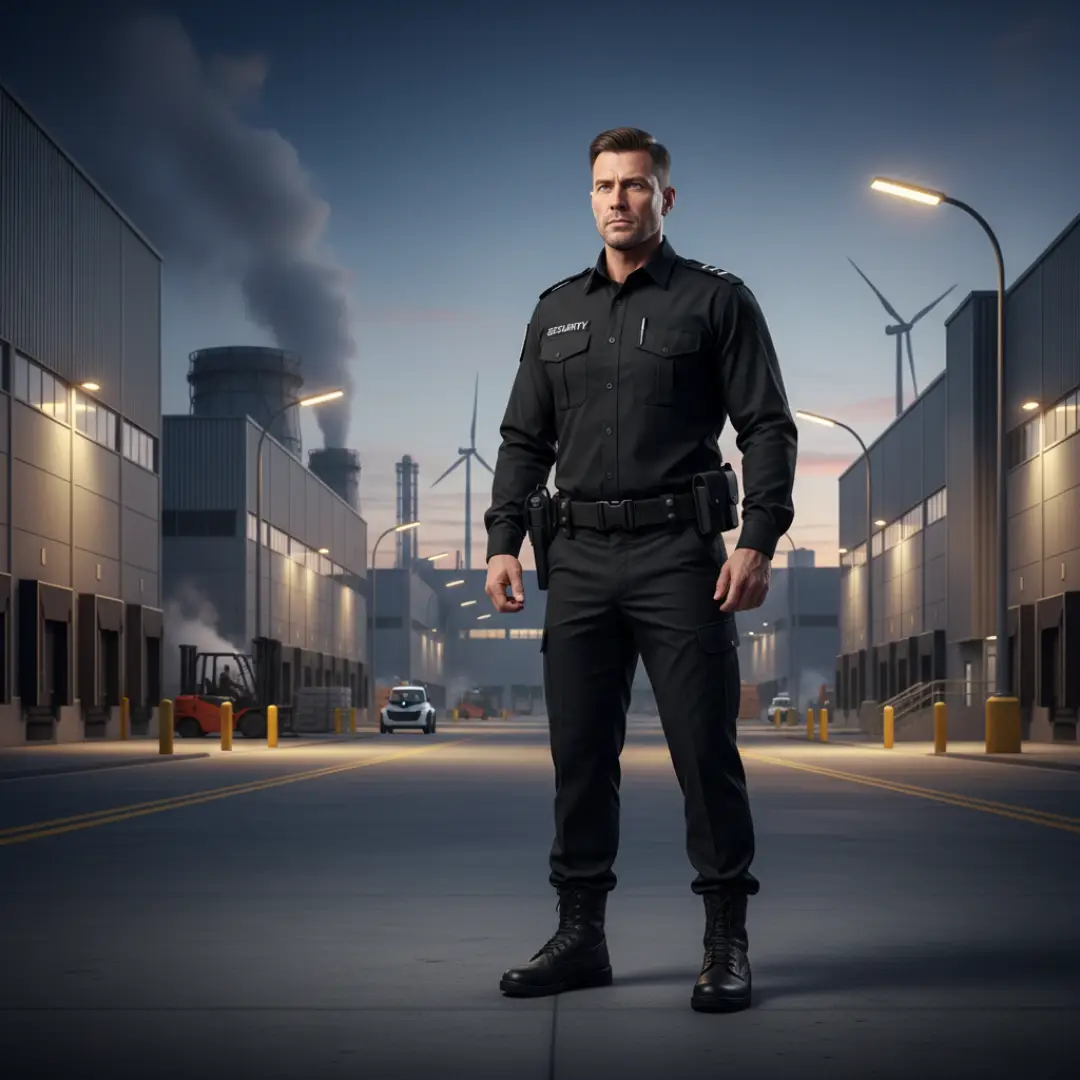 Industrial Security Patrol Guard